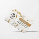 کارت ویزیت لمینت براق طرح موج