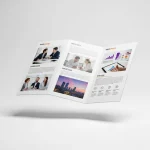 بروشور A3 گلاسه 135 گرم
