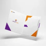 فولدر A4 گلاسه 300 گرم طرح 1